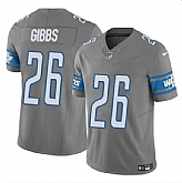 Men & Women & Youth Detroit Lions #26 Jahmyr Gibbs Gray 2023 F.U.S.E. Vapor Untouchable Limited Football Stitched Jersey,baseball caps,new era cap wholesale,wholesale hats